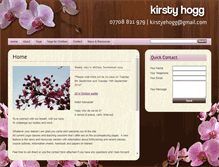 Tablet Screenshot of kirstyhogg.co.uk